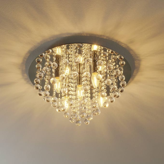 Nowa Schitterende plafondlamp Linden, 5-lichts