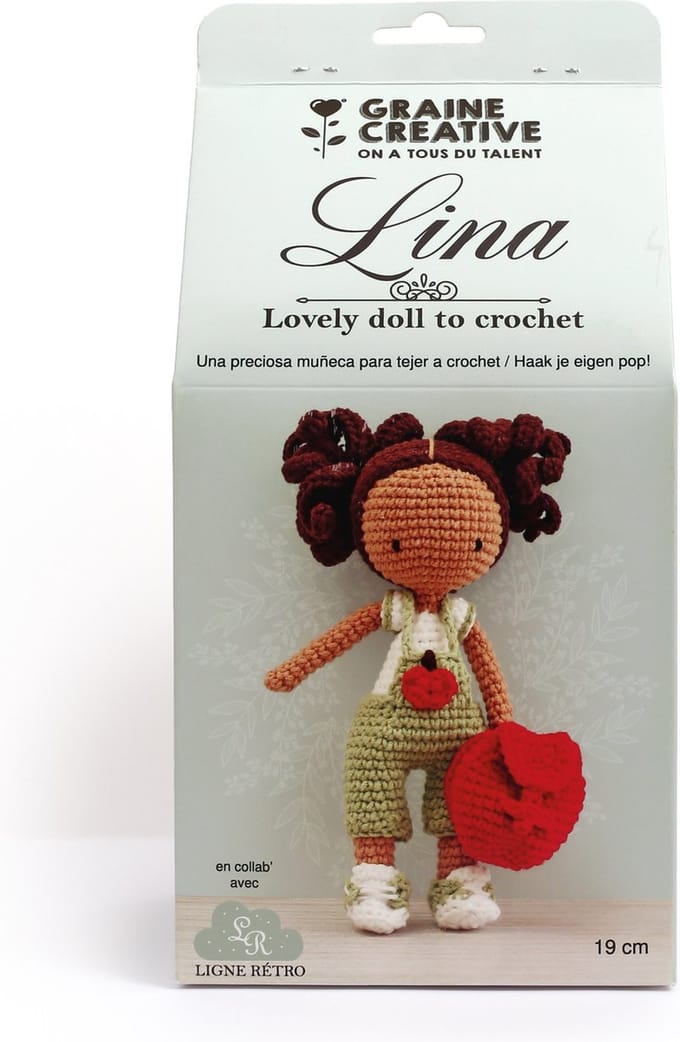 Graine Creative haakpakket pop Lina amigurumi set - creatief speelgoed.