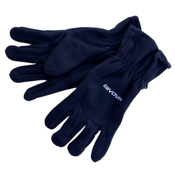Givova marineblauwe fleecehandschoenen - UNI