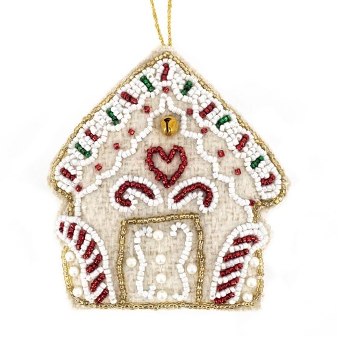 Hanger met kralen Huisje
