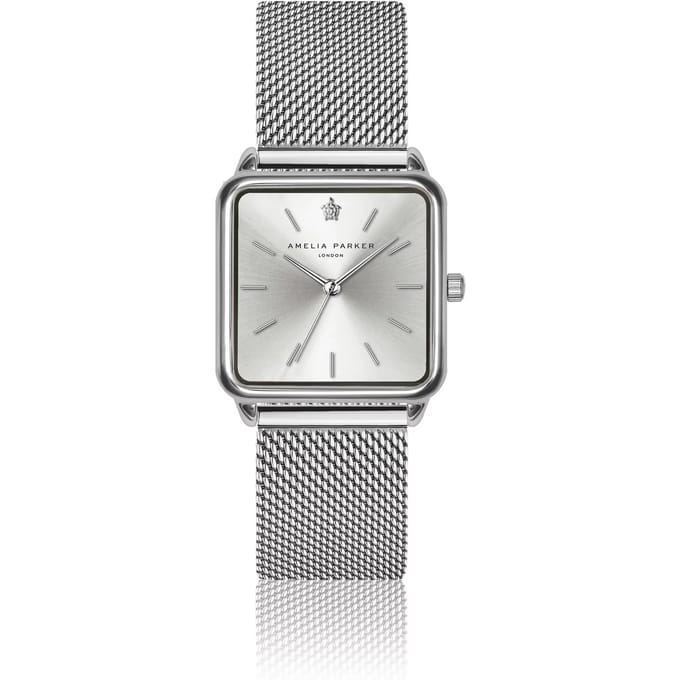 Dameshorloge Amelia Parker Plaza Mesh