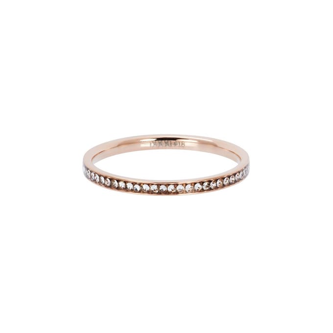 Fame-Zirconia Crystal-Rosé goudkleurig-Dames Ring