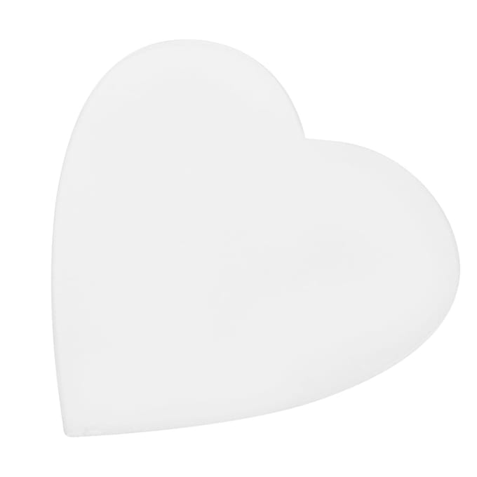 Anti-Rimpel Siliconen Borstpad Onzichtbare Decolleté BH Verzorging Herbruikbare Pads Hart white