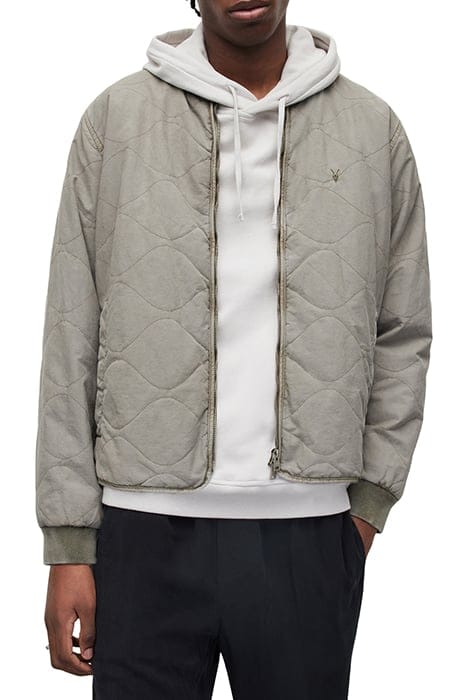 AllSaints Vesco Jacket Bay Leaf Taupe Größe: XXL | Leichte Jacken Outlet | Herren | Schwarz