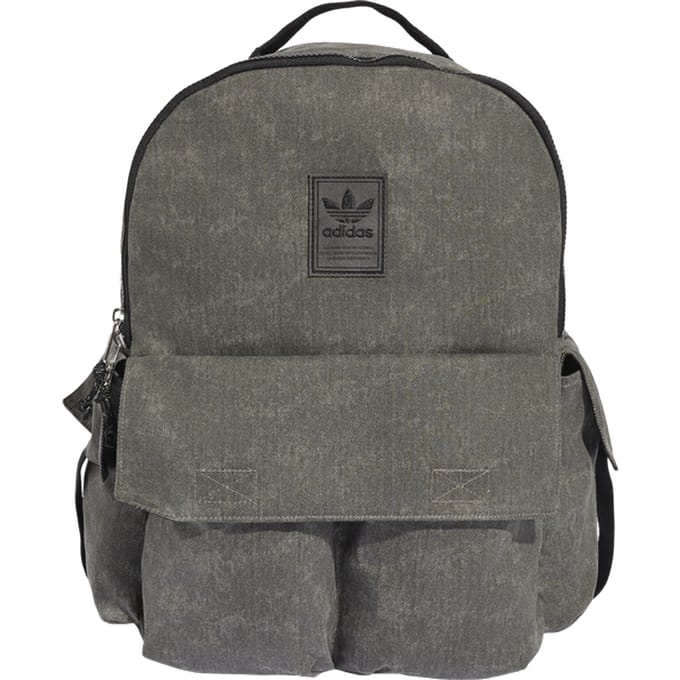 Adidas Washed Backpack Tassen Unisex - Zwart - One Size - Katoen