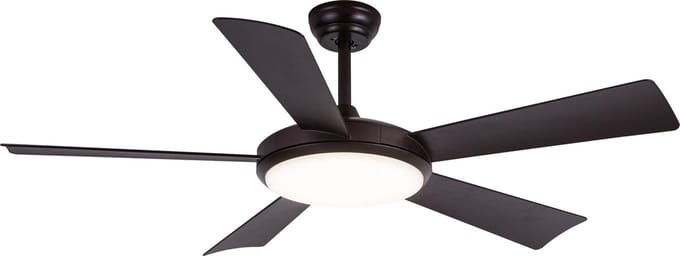 Evolar Plafondventilator met Verlichting - 132 cm - Stille Plafondlamp met Ventilator - Dimbaar Warm Wit Licht (LED) - EVO-CF52CG