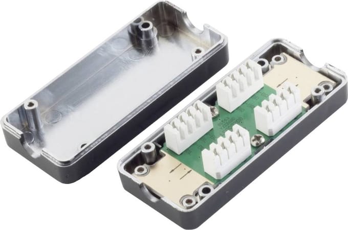 BKL Electronic 10121223 . 7 LSA-aansluitbox, verbinders Zwart Inhoud: 1 stuk(s)
