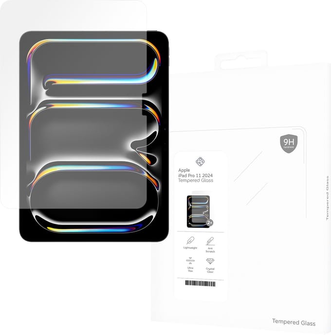 Cazy screenprotector geschikt voor iPad Pro 11 (2025 / 2024) M5 / M4 - Screenprotector Tablet Glas - 2 Stuks