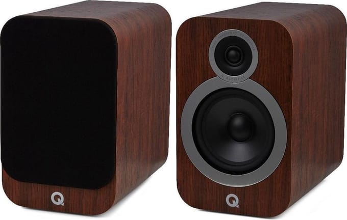 Q Acoustics 3030i Hifi - Boekenplank Luidspreker - Walnoot (per paar)