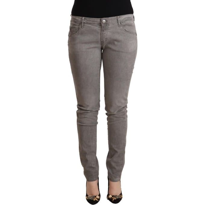 Grijze Jeans Casual Stijl