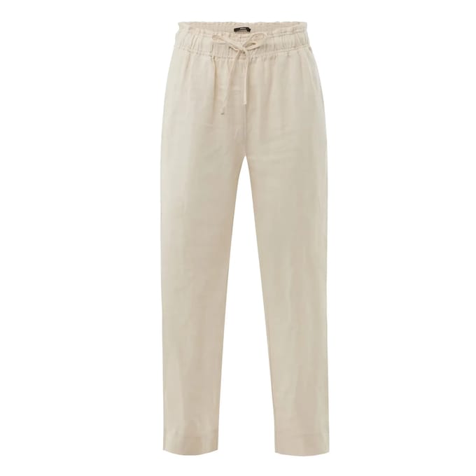 Linnen tapered pants voor dames Mexx