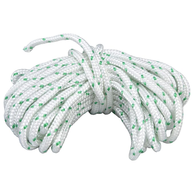 4.5mmx10m Terugslagstarter Touw Nylon Tuin Kettingzaag Starter Trekkoord voor Husqvarna Grasmaaier white