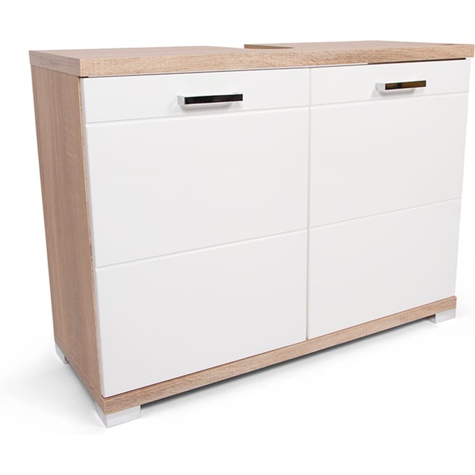 Lula Wastafel Kast Karina Wit - Hout 80 cm