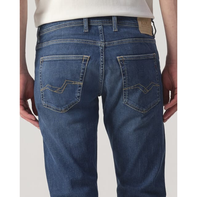 Replay Grover Pants Jeans Heren - Broek - Blauw - Maat 32/32