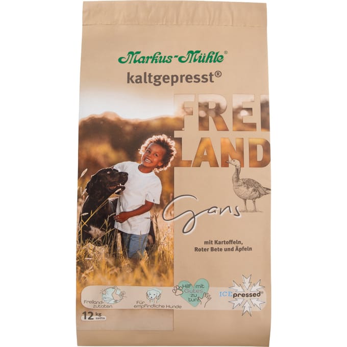 12kg Markus-Mühle scharrelgans droogvoer voor honden