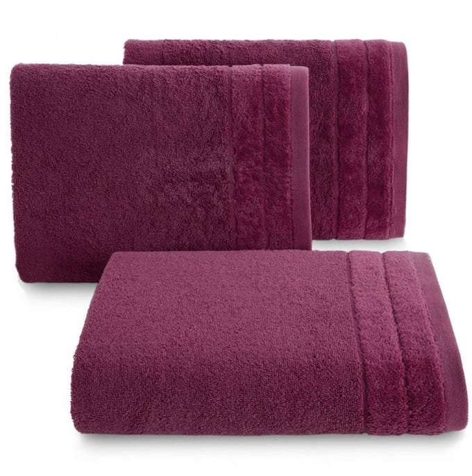 Eurofirany Damla Badhanddoek 50x90 cm 100% Katoen Amarant