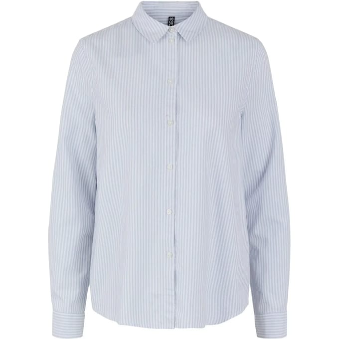 PIECES - PCIRENA LS OXFORD SHIRT WVN NOOS - Dames - Blouses