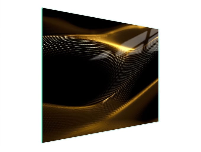 TMK ArtDeko - Snijplank - 52x30 cm - Goud - Glas - Veiligheidsglas