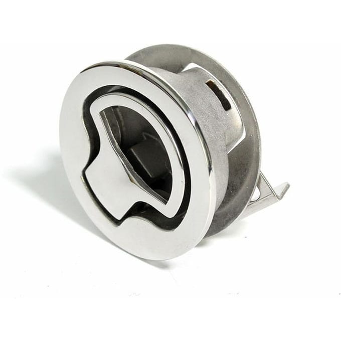 Serrure de pont ronde pour bateau Kayak en acier inoxydable, serrures de toilettes au sol, accessoires de Yacht gray