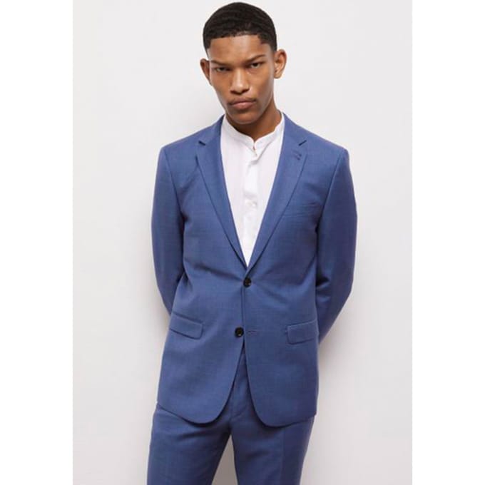 The Kooples 2 Button Suit Jacket Blue Maat: 44 | Blazers Outlet | Heren | Blauw