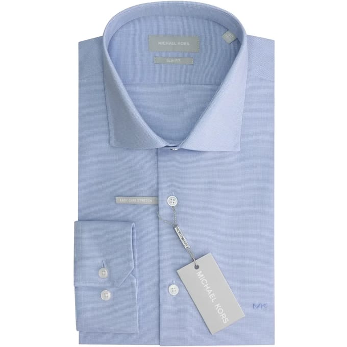 Slim fit overhemd Michael Kors Small Houndstooth