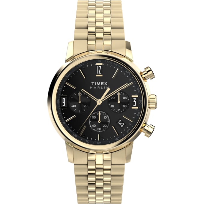 Timex Marlin Heren Gouden Horloge TW2W59900