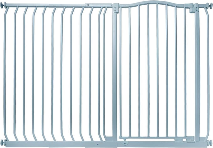 Safetots Klemhek met Gebogen Bovenkant, 134-143cm, Grijs, Hoog 100cm