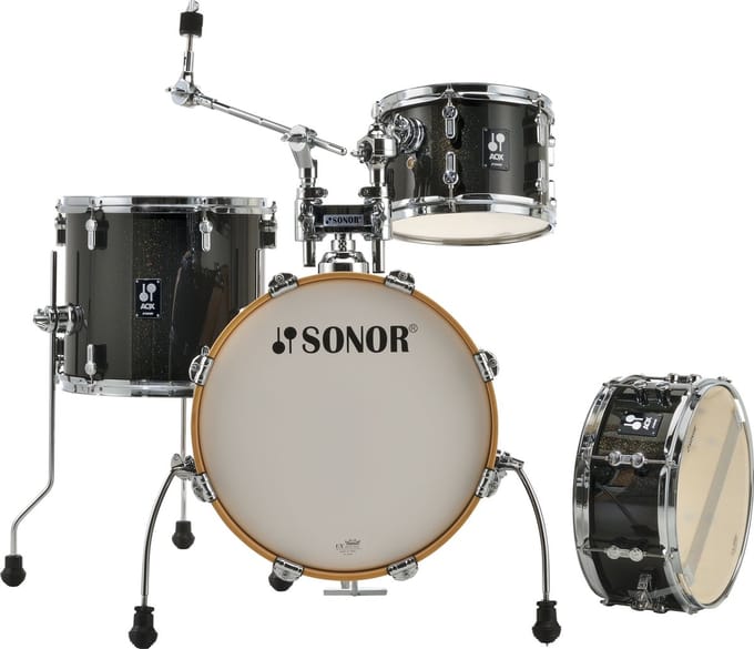 Sonor AQX Jungle Shell-Set BMS Black Midnight Sparkle - Drum set