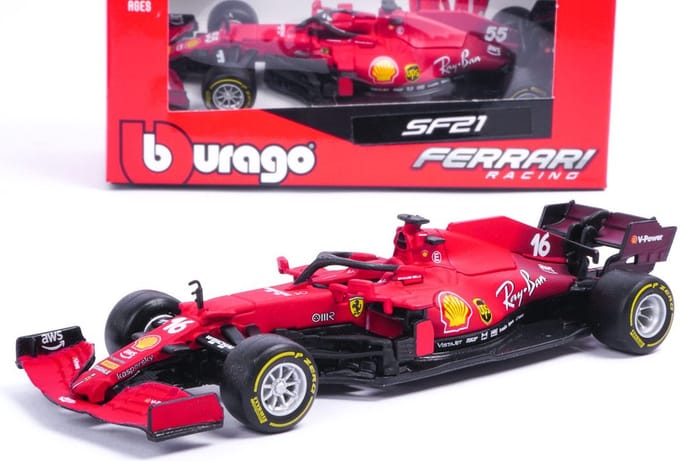 Ferrari SF21 - Charles Leclerc - 2021 - Bburago 1:43