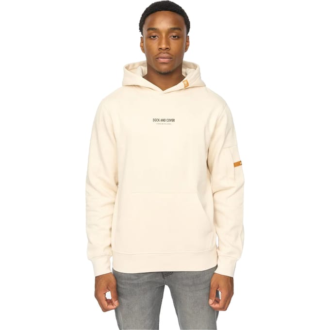 Duck and Cover Heren Brammers V2 Hoodie (Off White)
