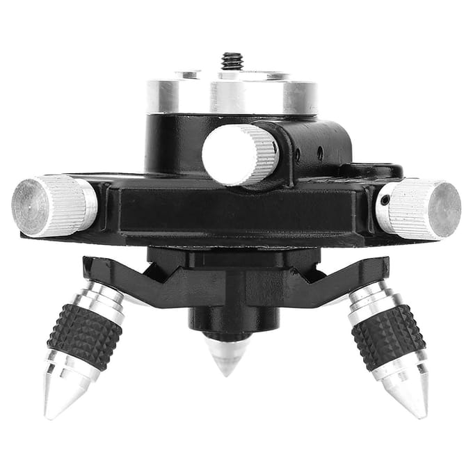 360 Graden Standaard Aluminium Legering Statief Standhouder met 1/4 inch Schroefdraad voor Laserwaterpas
