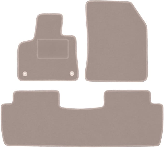 Beige veloursmatten voor: Peugeot 4008 II crossover (2016-)