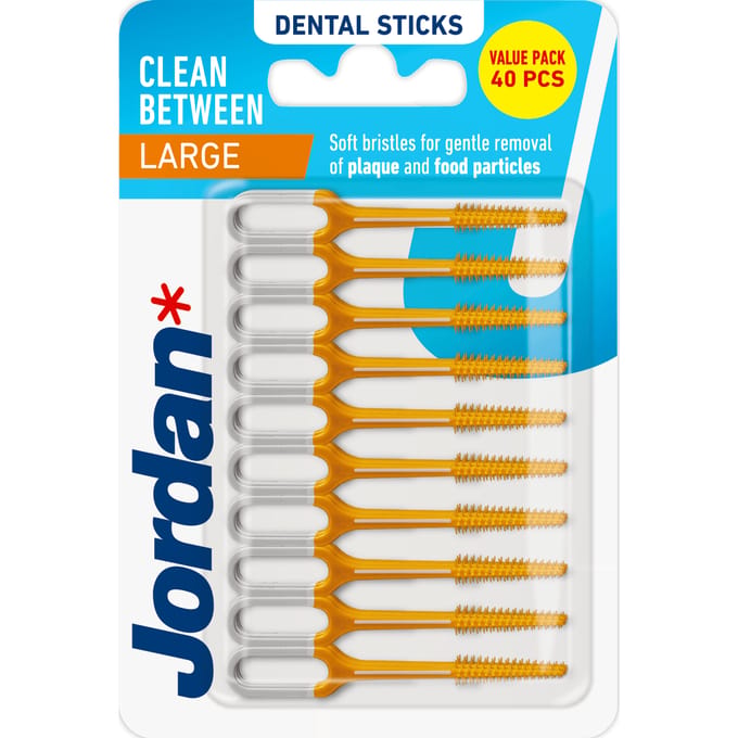 Jordan - Clean Between Sticks - Tandenstokers - Large - 40 Stokers