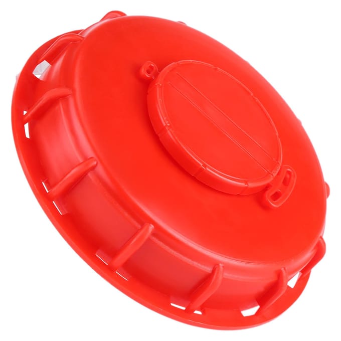 Water Vloeistof Opslag IBC Tank Fitting Plastic Deksel Dop Adapter 163mm (Type A) red