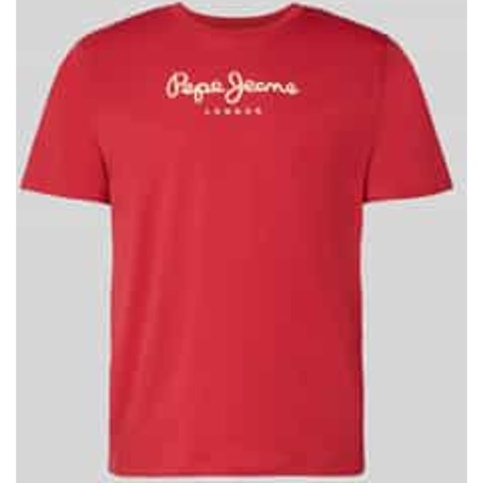 Regular fit T-shirt van puur katoen Model 'EGGO'