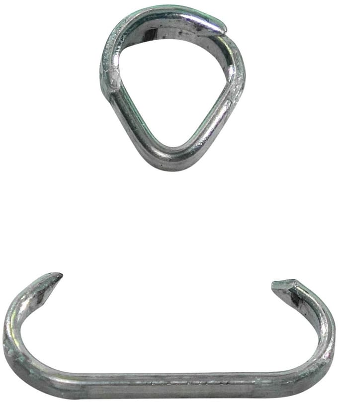Ringen voor hekwerken, 200 stuks.