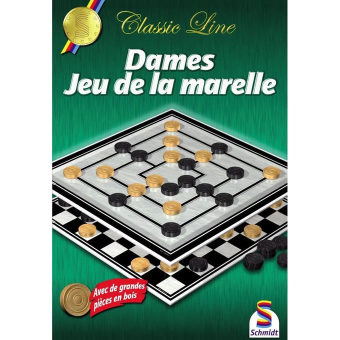 Klassiek lijnenspel bordspellen Schmidt Spiele