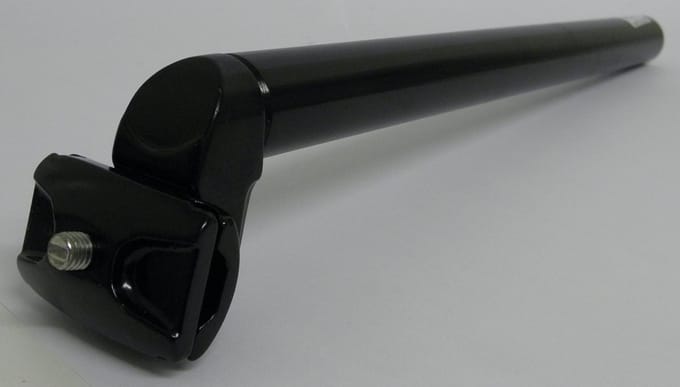 Vwp Zadelpen Vast 26 X 350 Mm Aluminium Zwart