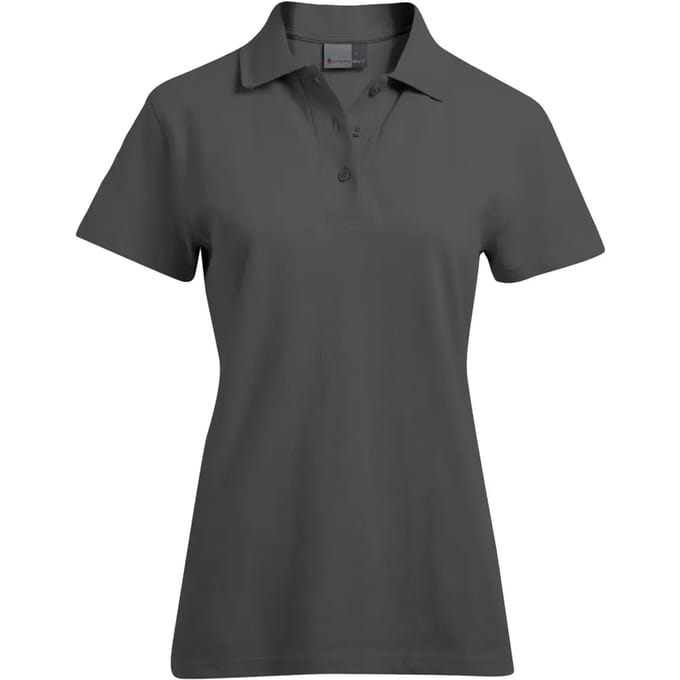 Damespolo 'Superior' met korte mouwen Steel Grey - M
