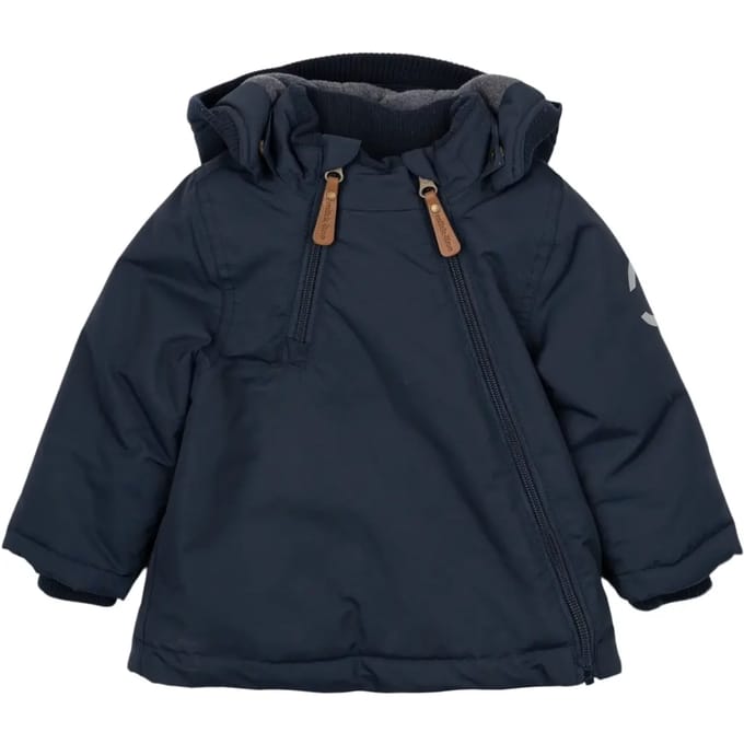 Baby jas met capuchon Mikk-Line Solid