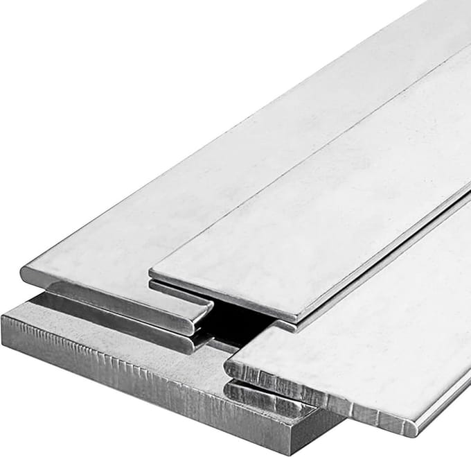 Aluminium Platte Staf 100x5 mm - Duurzaam Metaalprofiel voor Constructie en Hobby