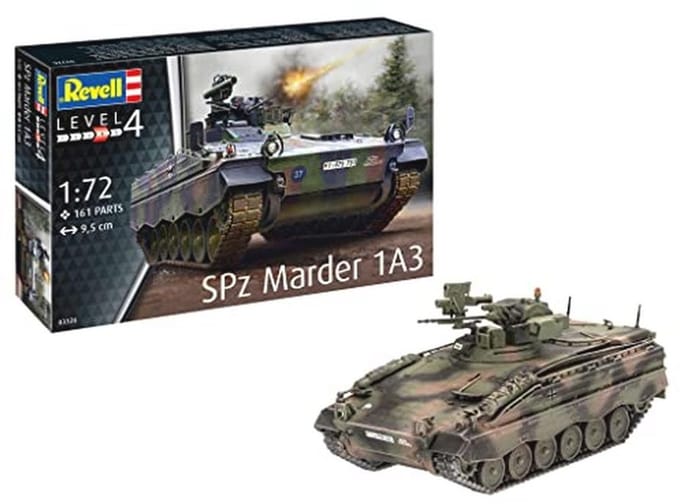 SPZ Marder 1A3 Pantsermodel 1:72, Geavanceerde Modelbouwset voor Gevorderden