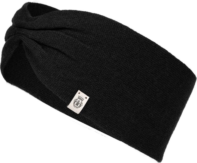 ROECKL Hoofdband Pure Cashmere Headband Black Zwart