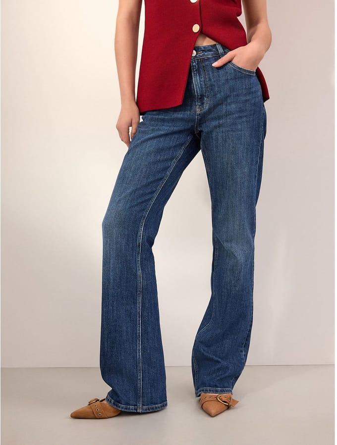 Next - Dames - Authentieke jeans met bootcut - Blauw