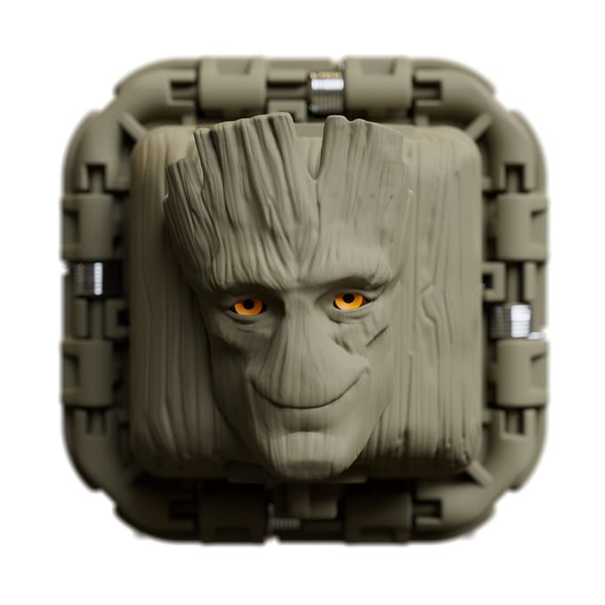 Guardians of the Galaxy Marvel Battle Cube - Rocket vs Groot 2-Pack Poppetjes en figuren