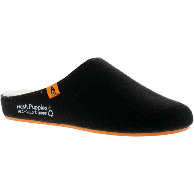 Hush puppies the good slipper heren muiltjes zwart