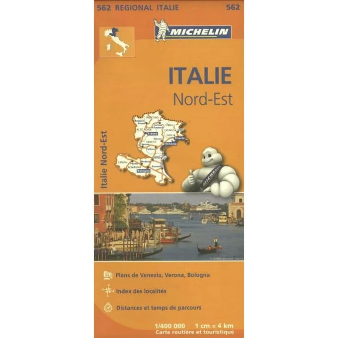 Michelin wegenkaart Regional 562 Italië noord-oost