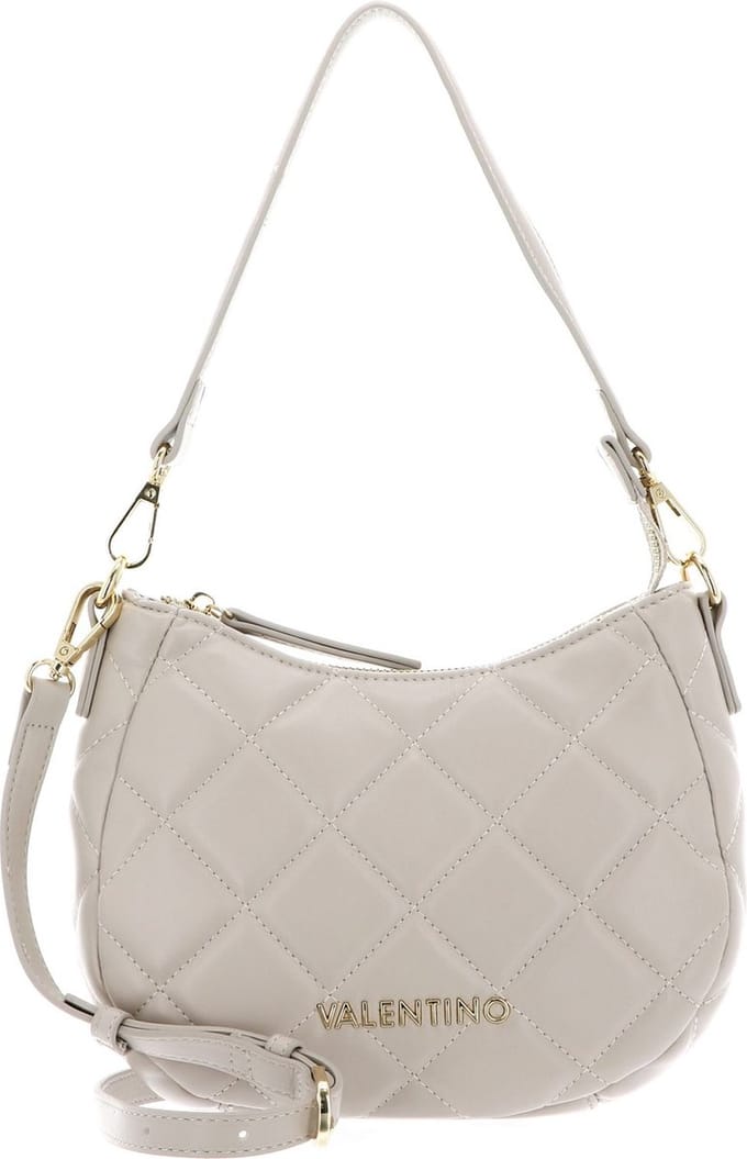 VALENTINO Schoudertas Ocarina Hobo Bag Ecru Oud roze