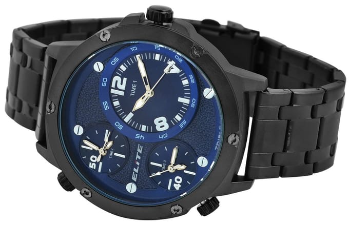 Elite Herenhorloge roestvrij staal 3 ATM