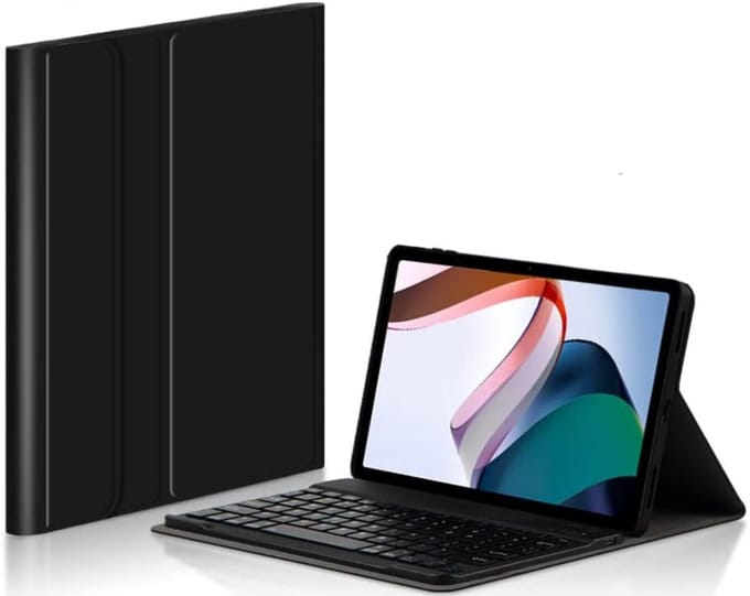 EtuiTab Serie - Bluetooth Tablet Etui - 10.6" - Met Keyboard - Eco-leer